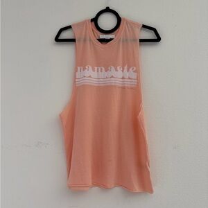 Spiritual Gangster Coral Sleeveless Tank